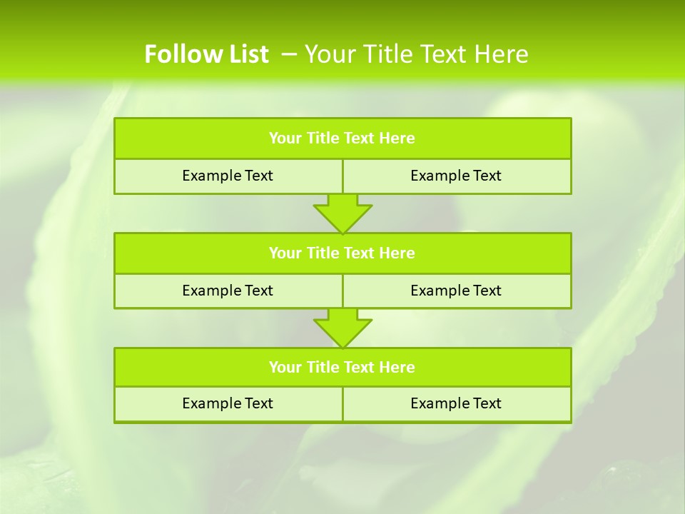 Healthy Pea Ripe PowerPoint Template