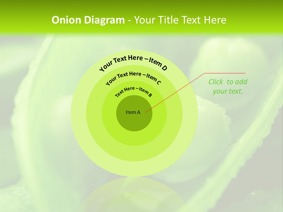 Healthy Pea Ripe PowerPoint Template