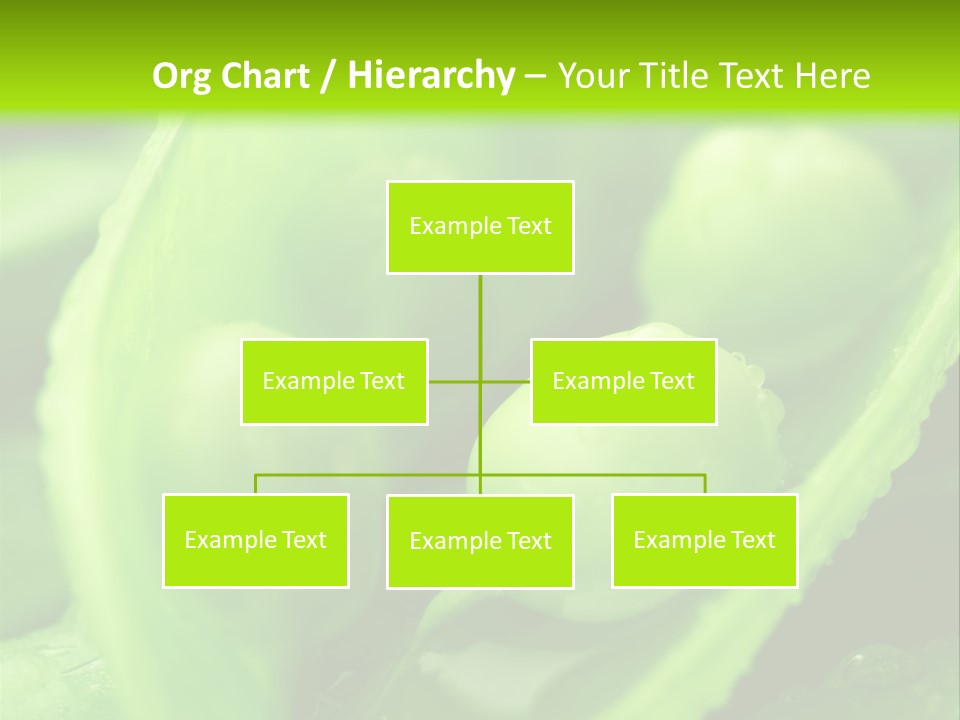 Healthy Pea Ripe PowerPoint Template