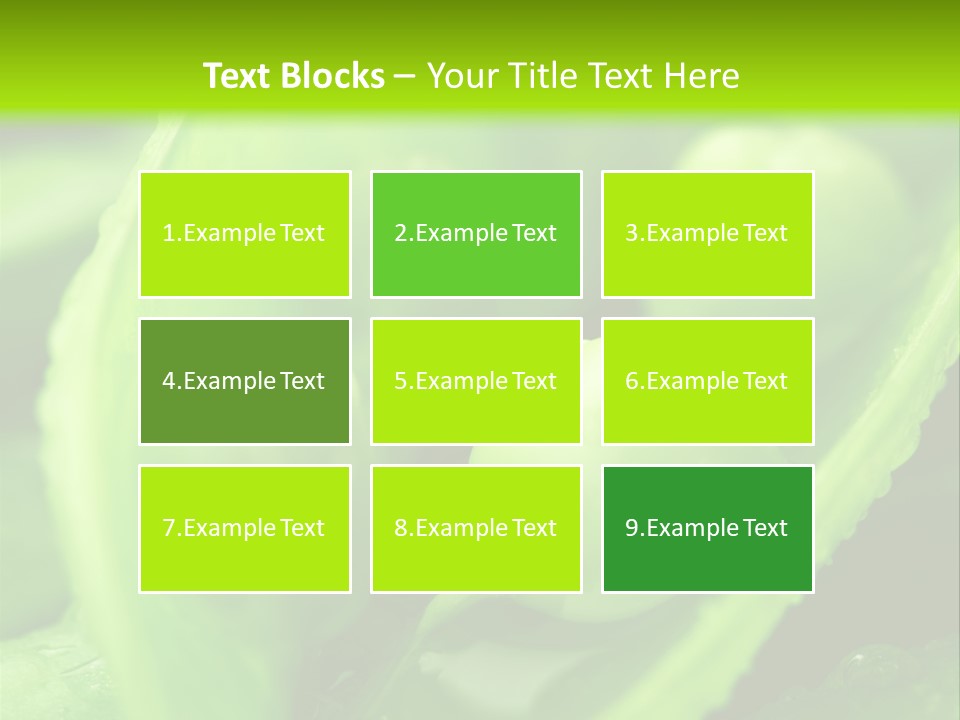 Healthy Pea Ripe PowerPoint Template