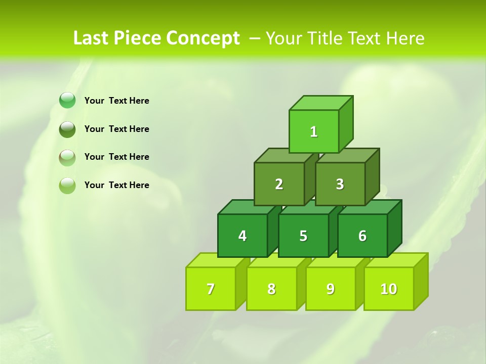 Healthy Pea Ripe PowerPoint Template