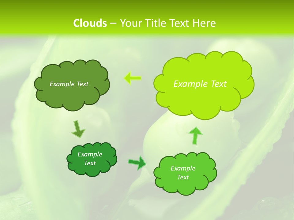 Healthy Pea Ripe PowerPoint Template