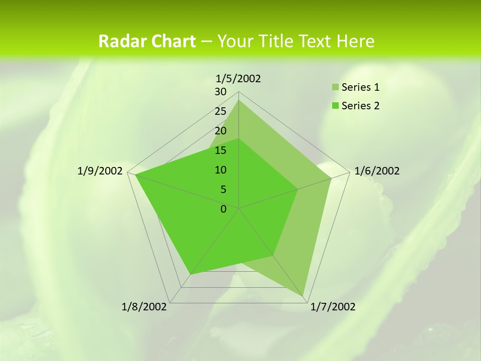 Healthy Pea Ripe PowerPoint Template