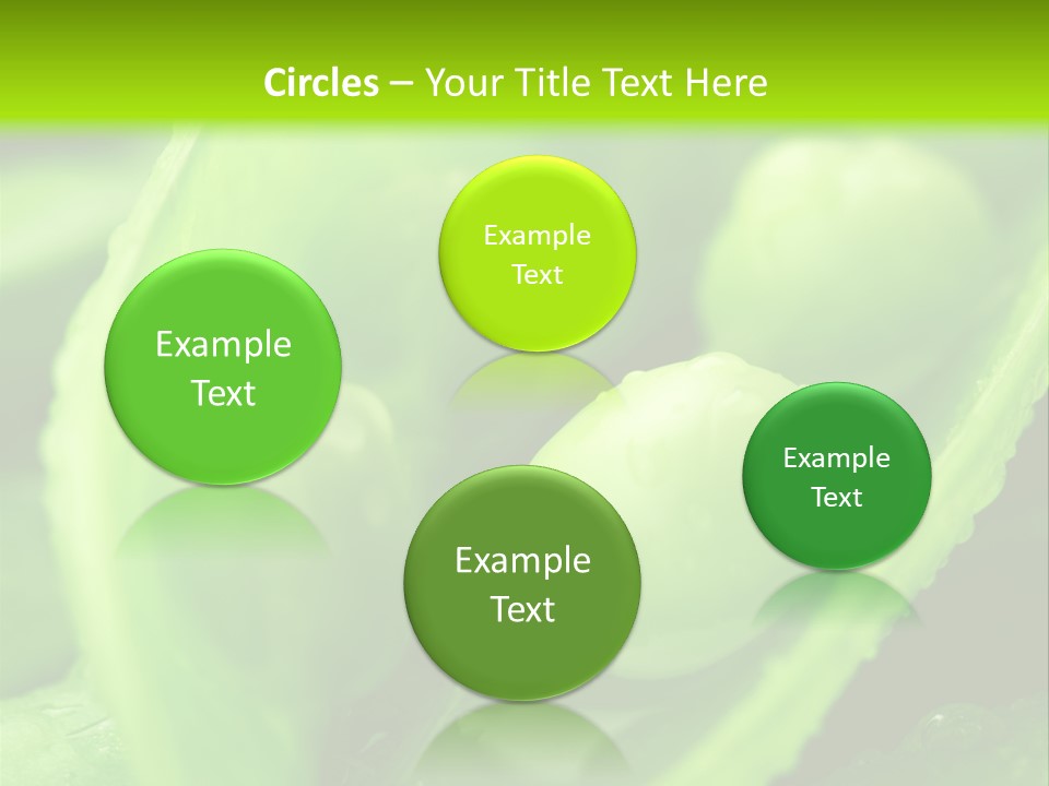 Healthy Pea Ripe PowerPoint Template