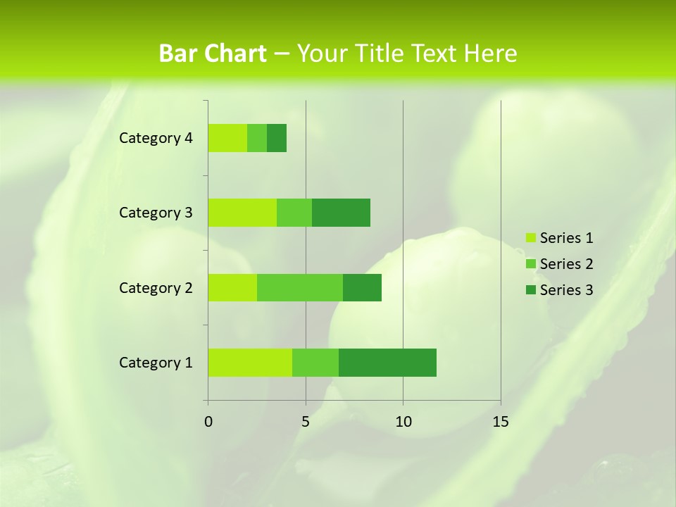 Healthy Pea Ripe PowerPoint Template