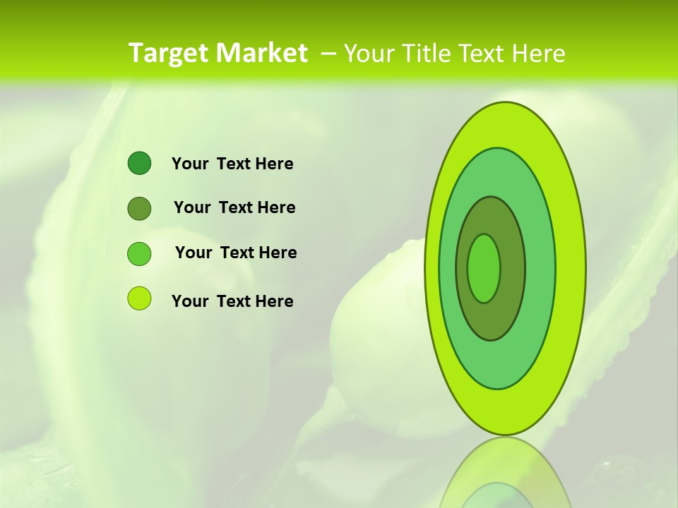 Healthy Pea Ripe PowerPoint Template
