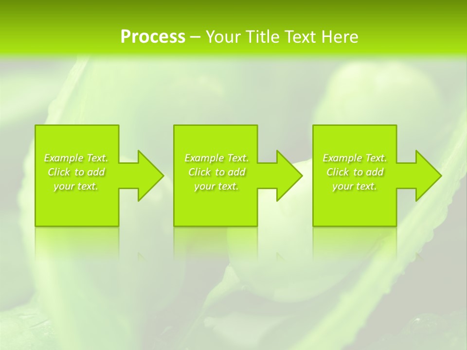 Healthy Pea Ripe PowerPoint Template