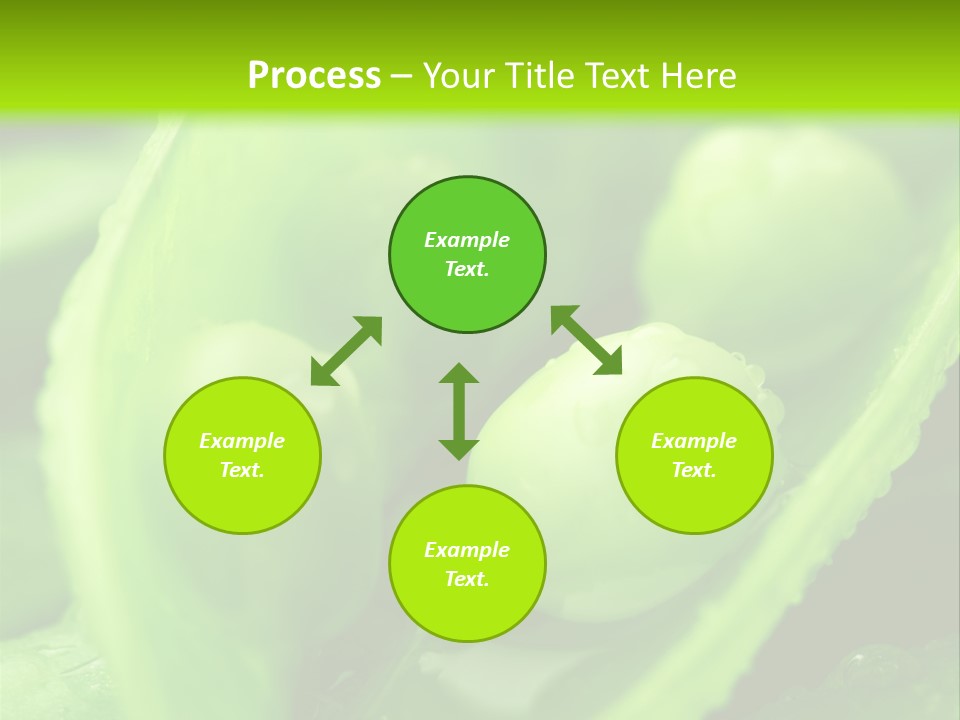 Healthy Pea Ripe PowerPoint Template
