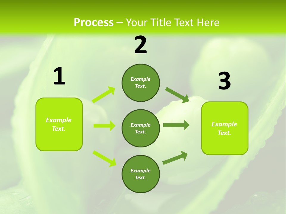 Healthy Pea Ripe PowerPoint Template