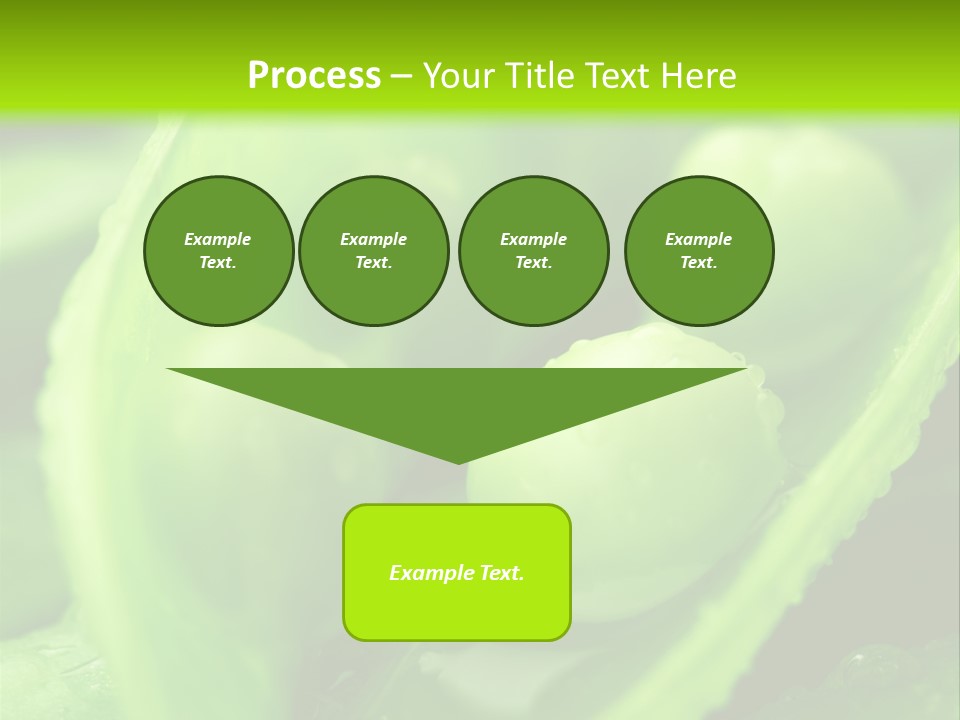 Healthy Pea Ripe PowerPoint Template