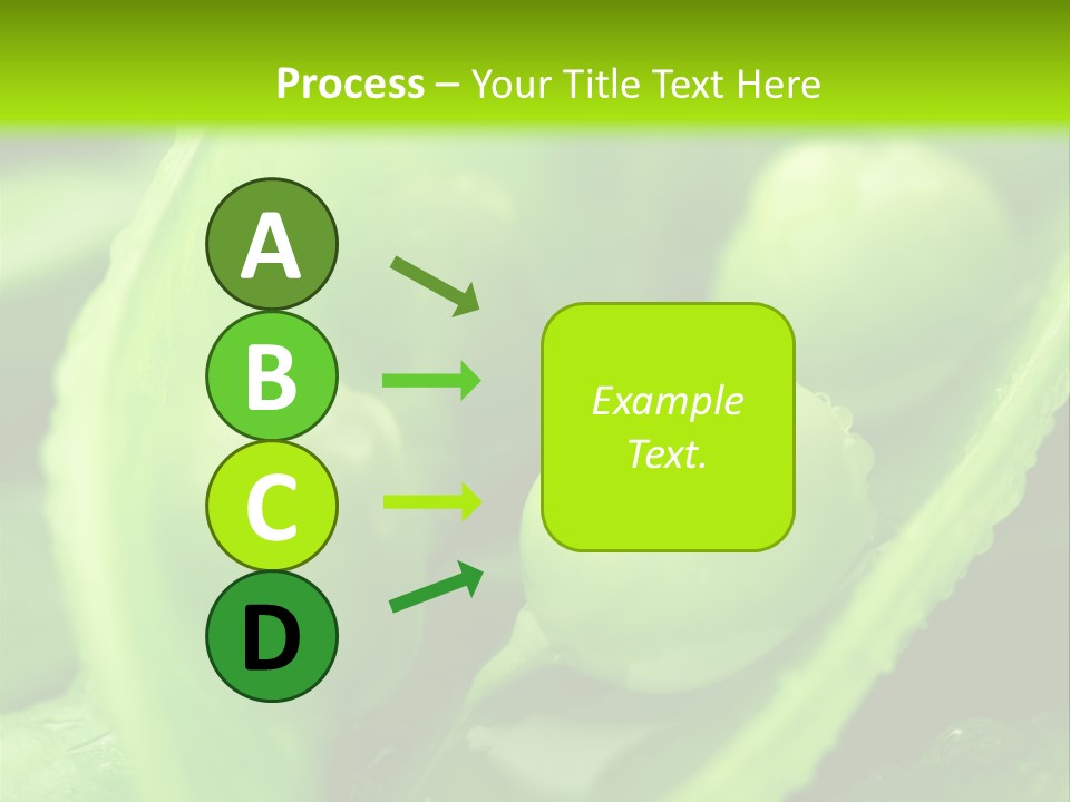 Healthy Pea Ripe PowerPoint Template