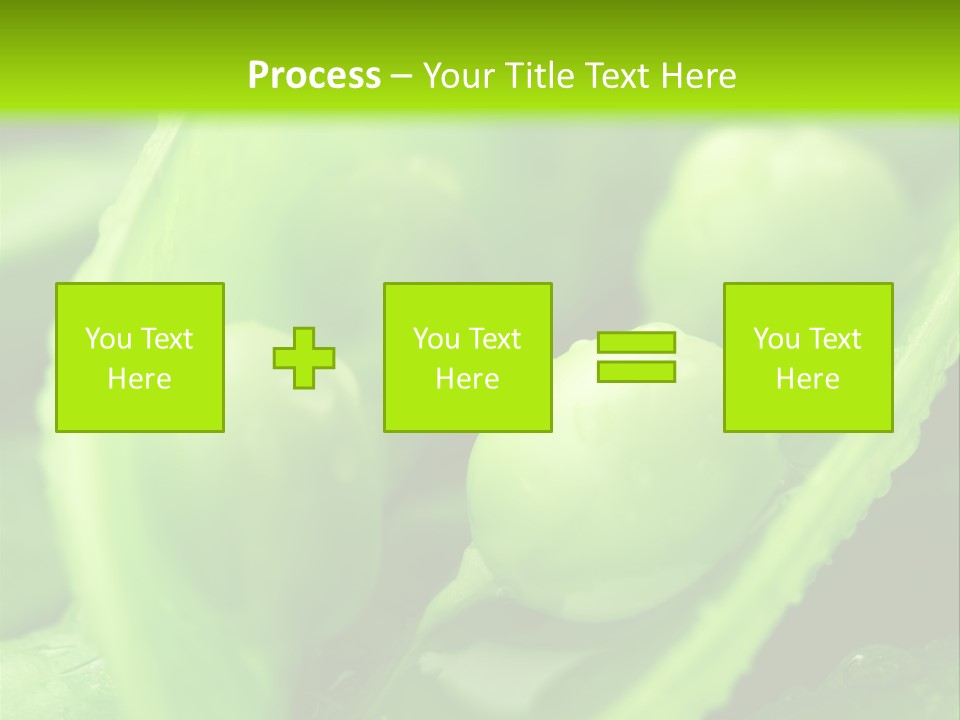 Healthy Pea Ripe PowerPoint Template