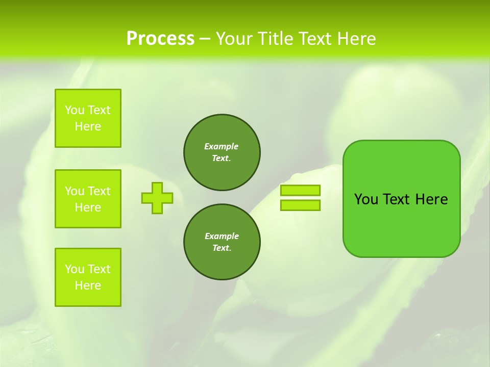 Healthy Pea Ripe PowerPoint Template