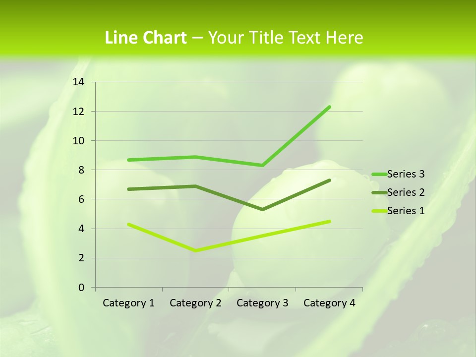 Healthy Pea Ripe PowerPoint Template