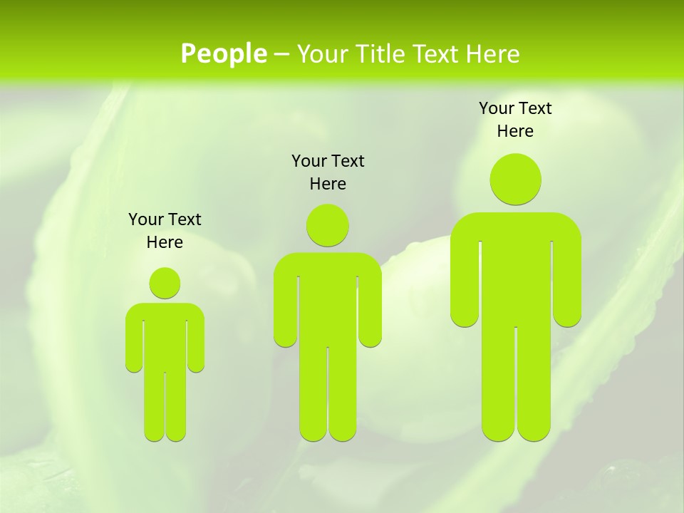 Healthy Pea Ripe PowerPoint Template