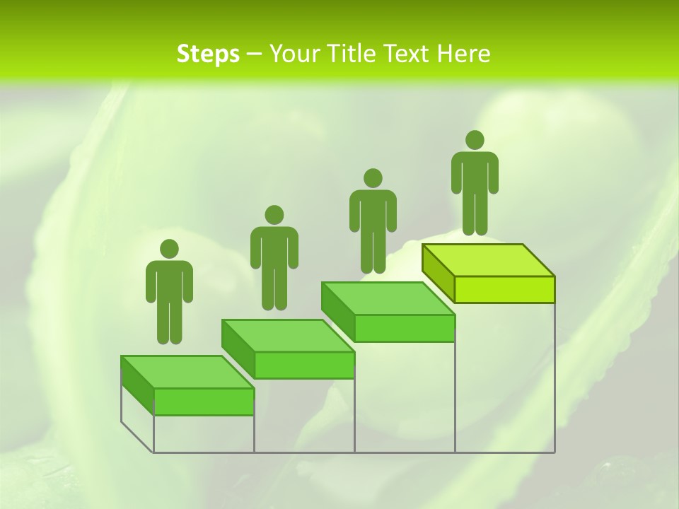 Healthy Pea Ripe PowerPoint Template