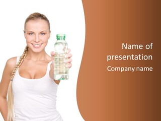 Joyful Hydration Beautiful PowerPoint Template