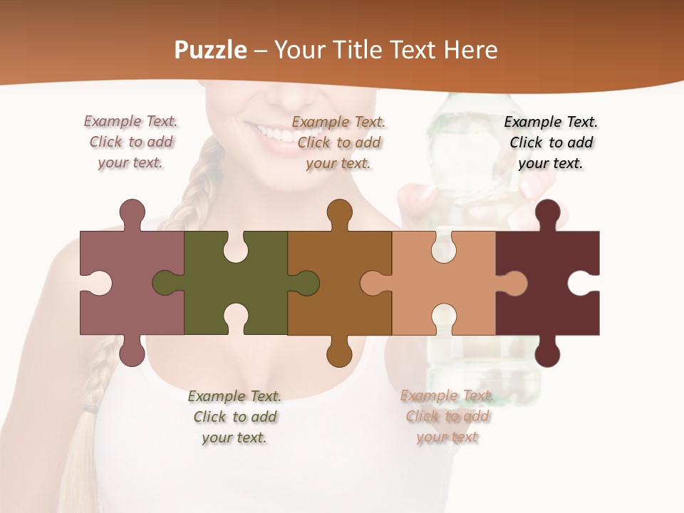 Joyful Hydration Beautiful PowerPoint Template