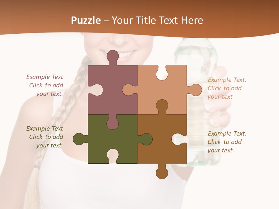 Joyful Hydration Beautiful PowerPoint Template