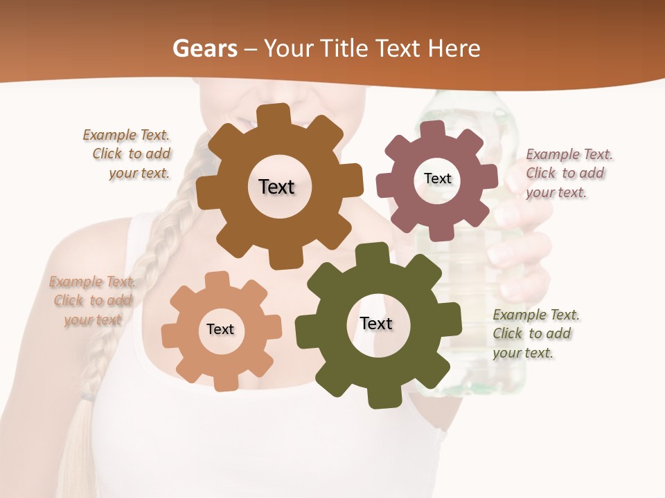 Joyful Hydration Beautiful PowerPoint Template