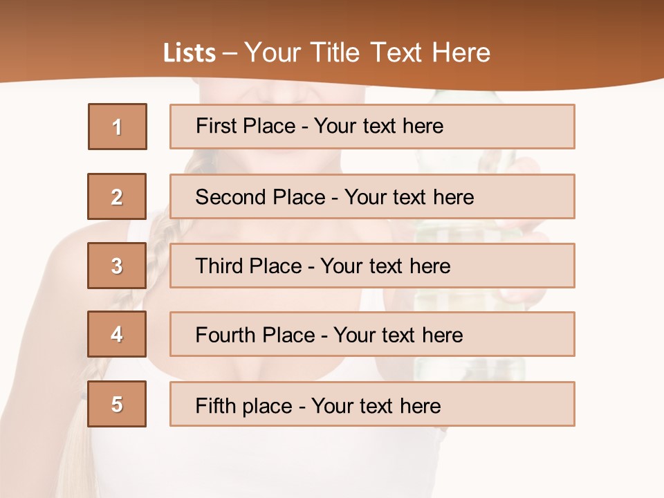 Joyful Hydration Beautiful PowerPoint Template