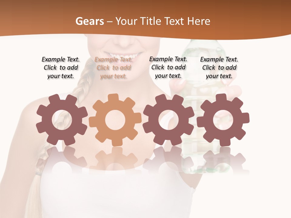 Joyful Hydration Beautiful PowerPoint Template