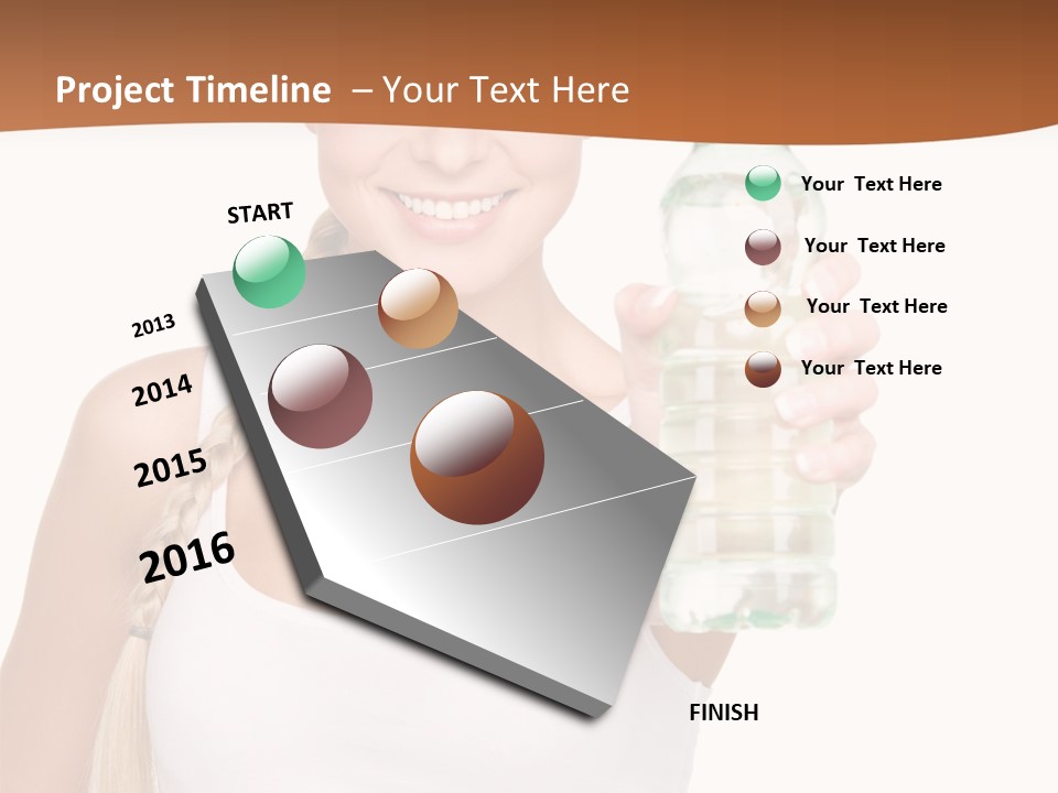 Joyful Hydration Beautiful PowerPoint Template