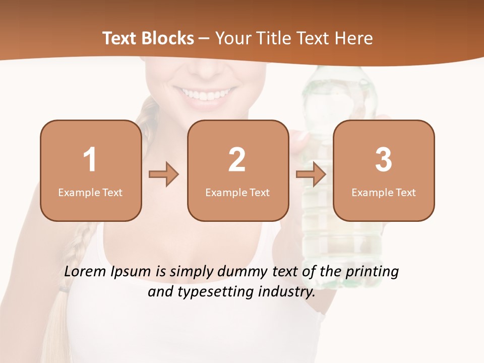 Joyful Hydration Beautiful PowerPoint Template