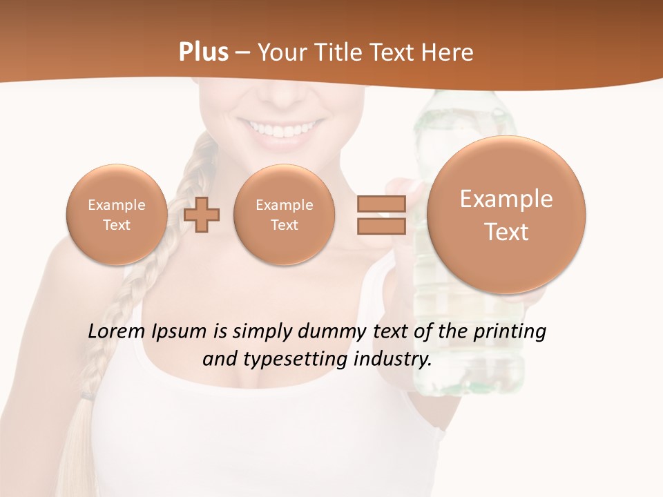 Joyful Hydration Beautiful PowerPoint Template
