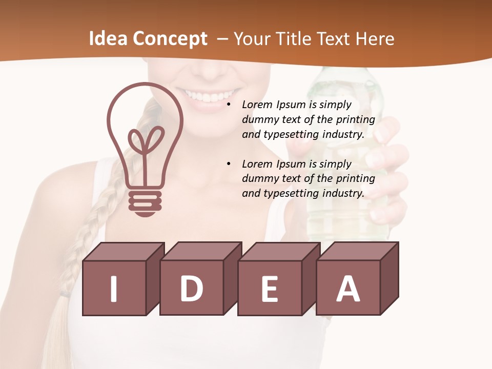 Joyful Hydration Beautiful PowerPoint Template