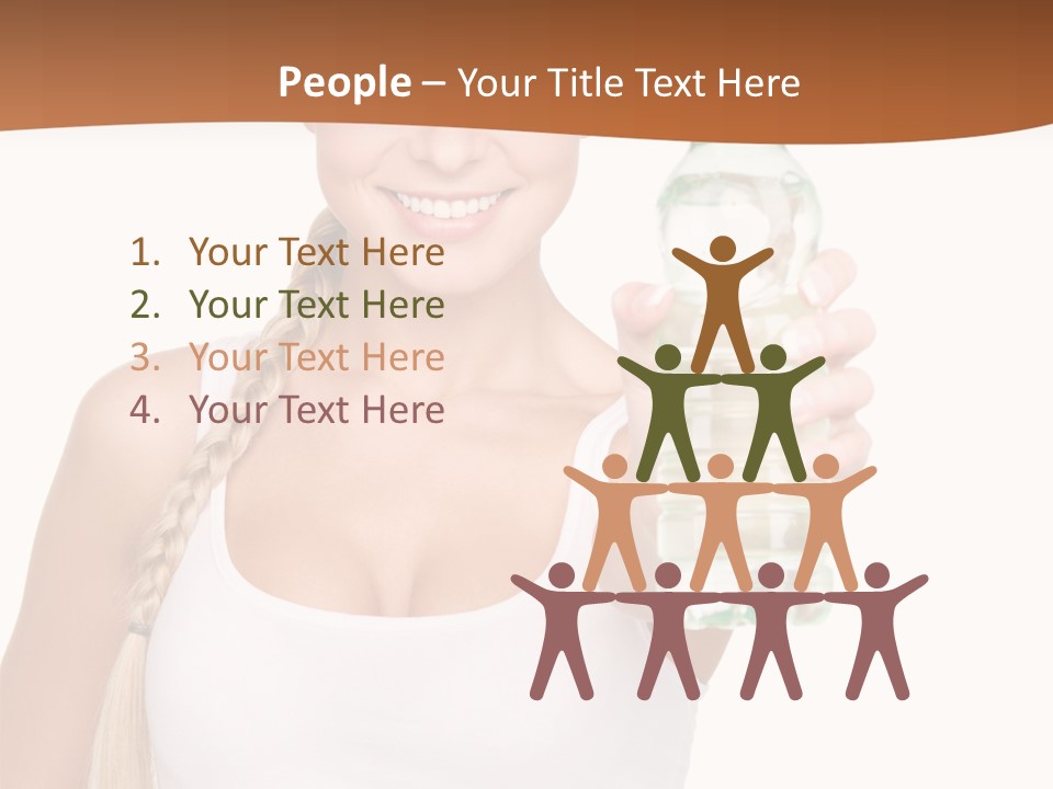 Joyful Hydration Beautiful PowerPoint Template