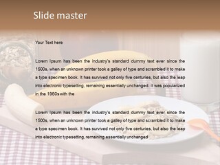 Dry Oat Cereal PowerPoint Template