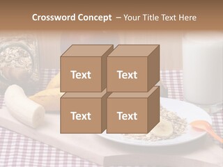 Dry Oat Cereal PowerPoint Template