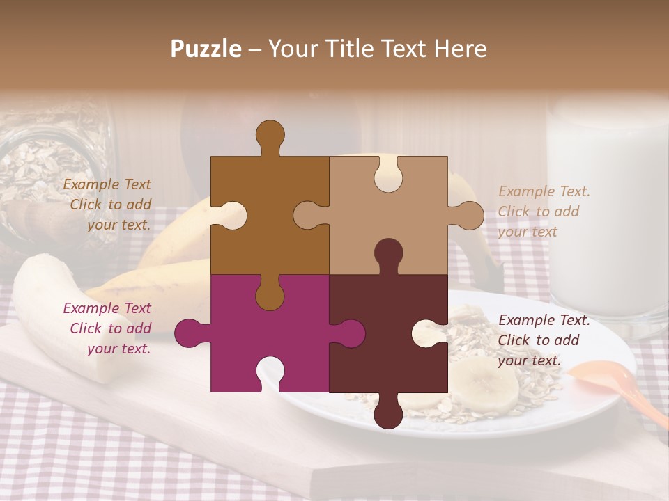 Dry Oat Cereal PowerPoint Template