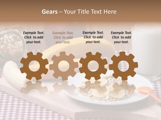 Dry Oat Cereal PowerPoint Template