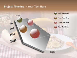 Dry Oat Cereal PowerPoint Template