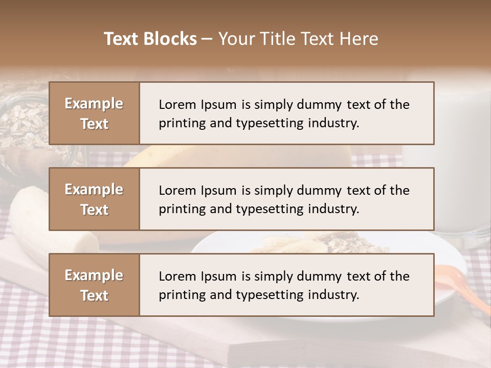 Dry Oat Cereal PowerPoint Template