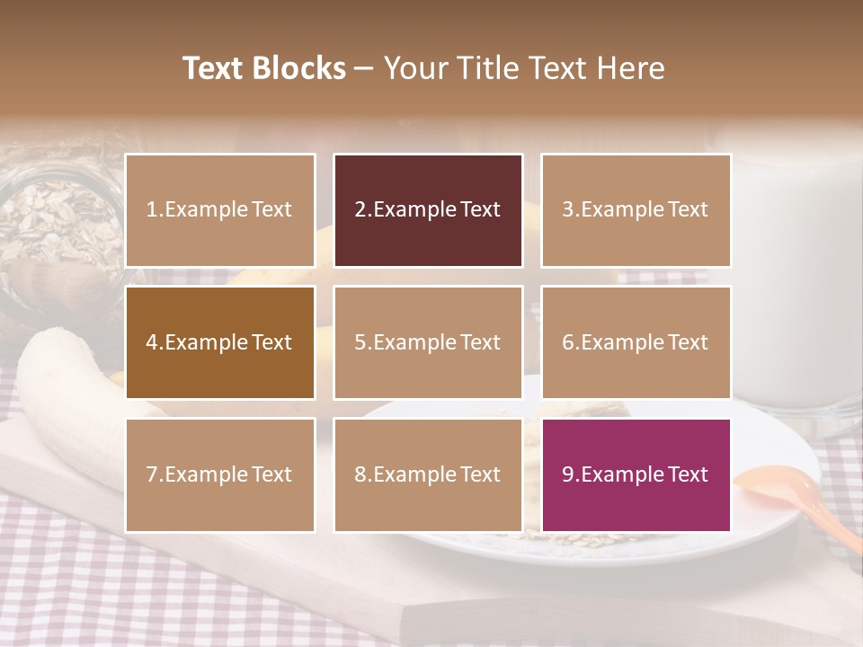 Dry Oat Cereal PowerPoint Template