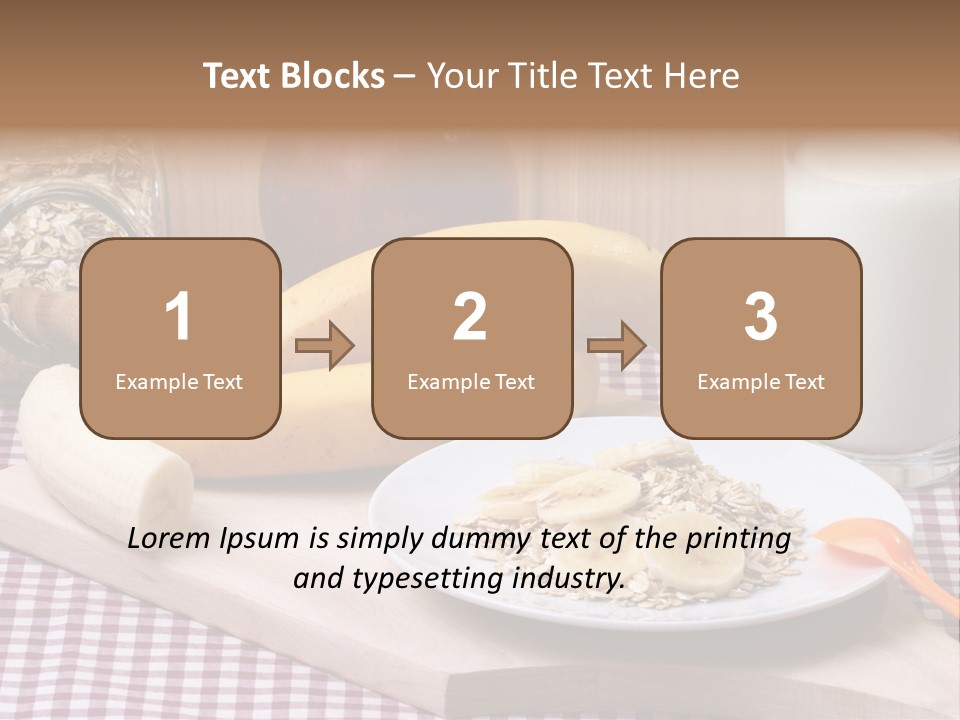 Dry Oat Cereal PowerPoint Template