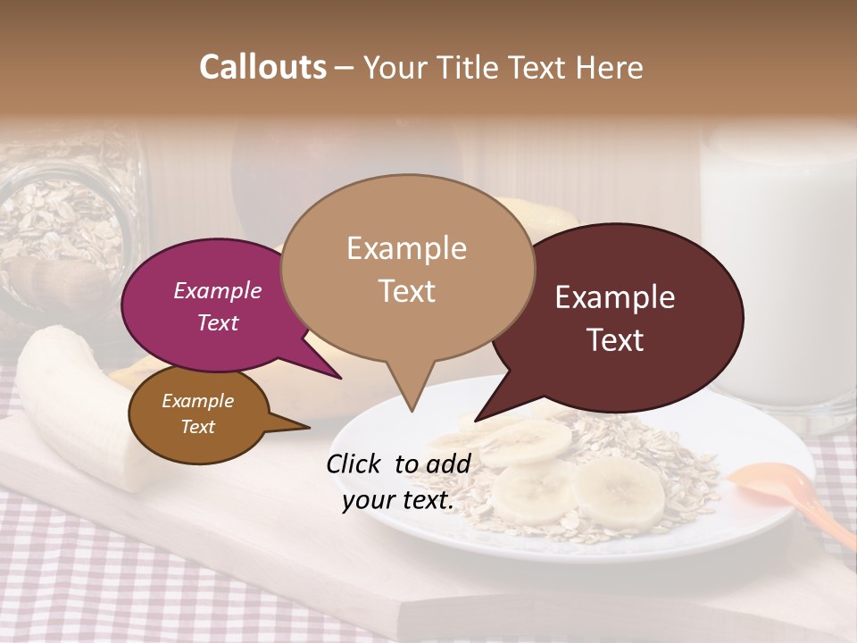 Dry Oat Cereal PowerPoint Template