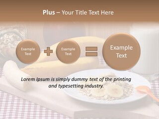 Dry Oat Cereal PowerPoint Template