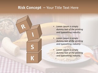 Dry Oat Cereal PowerPoint Template