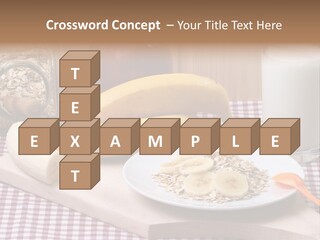 Dry Oat Cereal PowerPoint Template