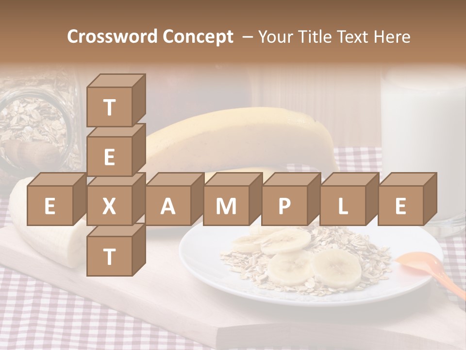 Dry Oat Cereal PowerPoint Template