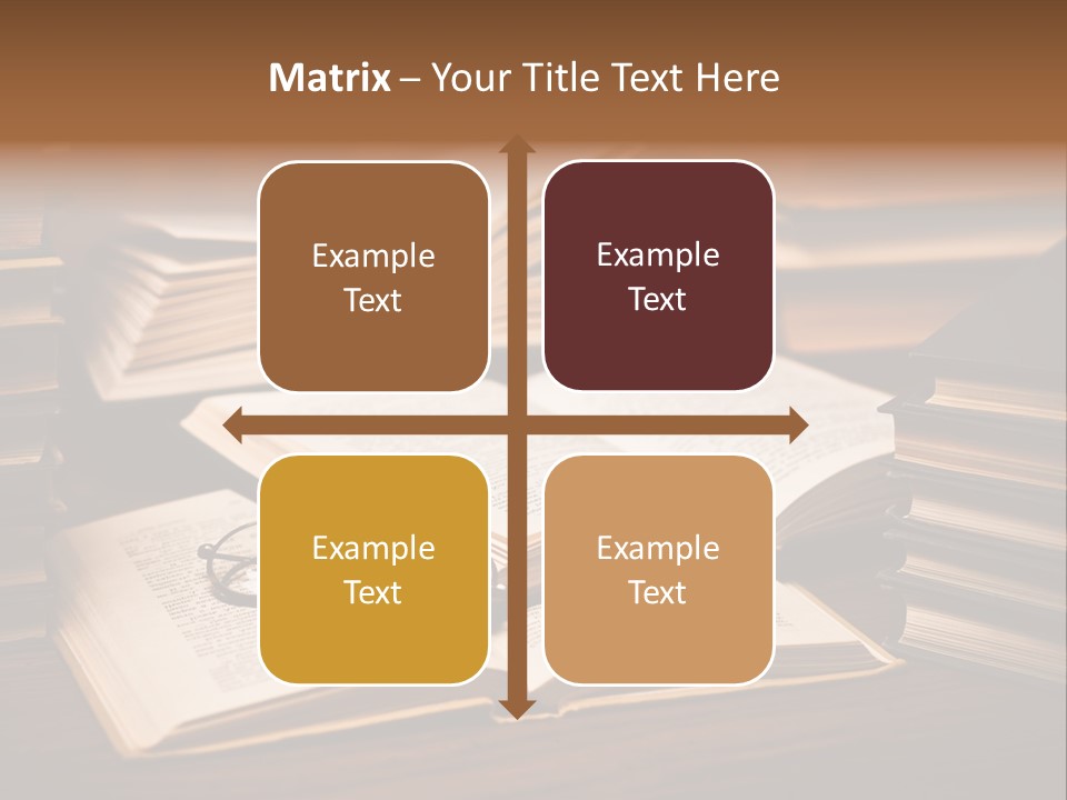 Stack Glasses Wisdom PowerPoint Template