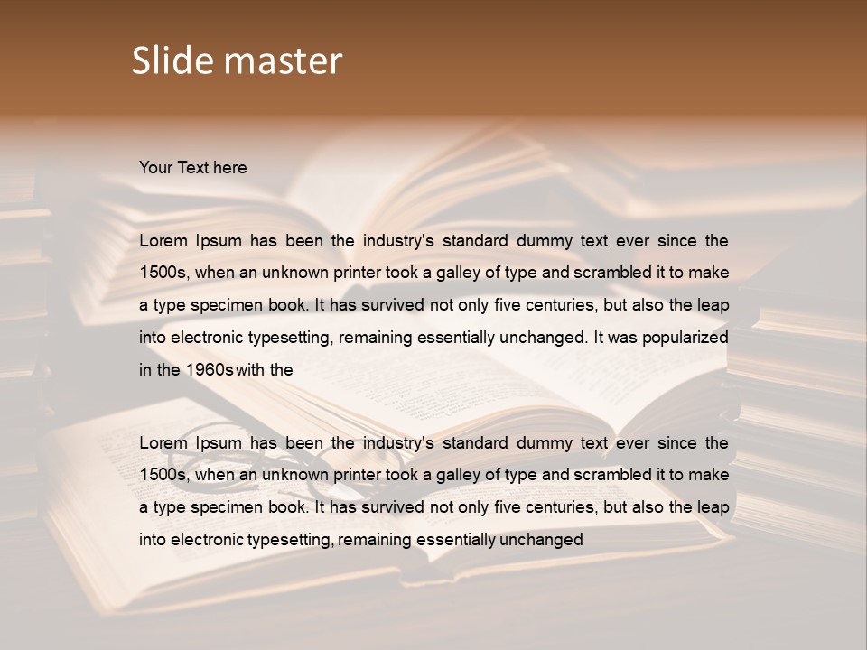 Stack Glasses Wisdom PowerPoint Template