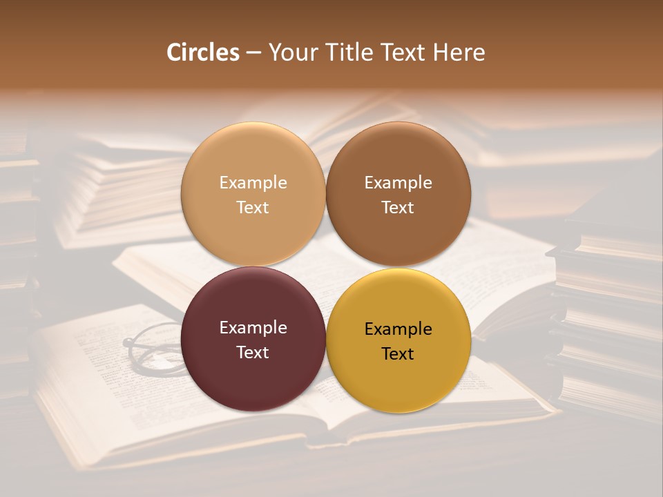 Stack Glasses Wisdom PowerPoint Template