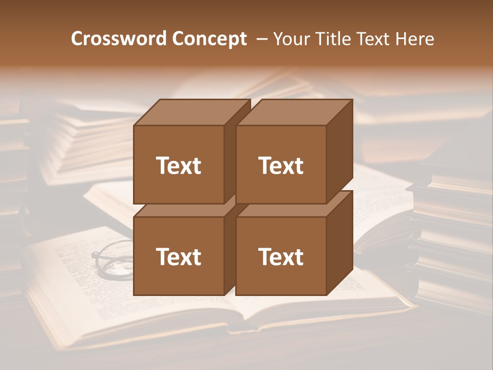 Stack Glasses Wisdom PowerPoint Template