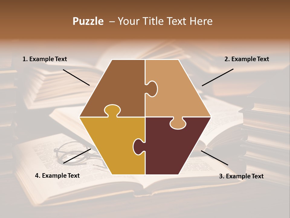 Stack Glasses Wisdom PowerPoint Template