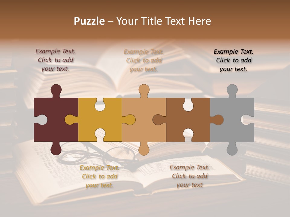 Stack Glasses Wisdom PowerPoint Template